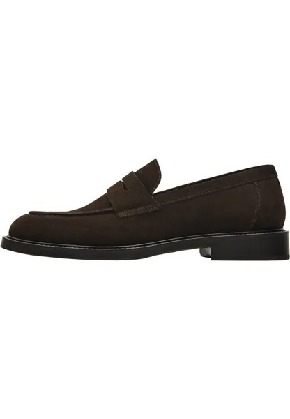 Слипоны Massimo Dutti, коричневый