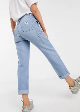 Голубые джинсы карго Carhartt Wip-Синий