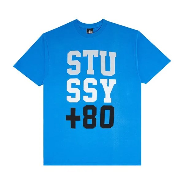 Футболка Stussy +80 'Blue', синий
