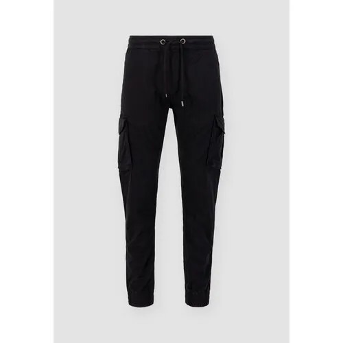 Брюки джоггеры ALPHA INDUSTRIES, размер S, черный