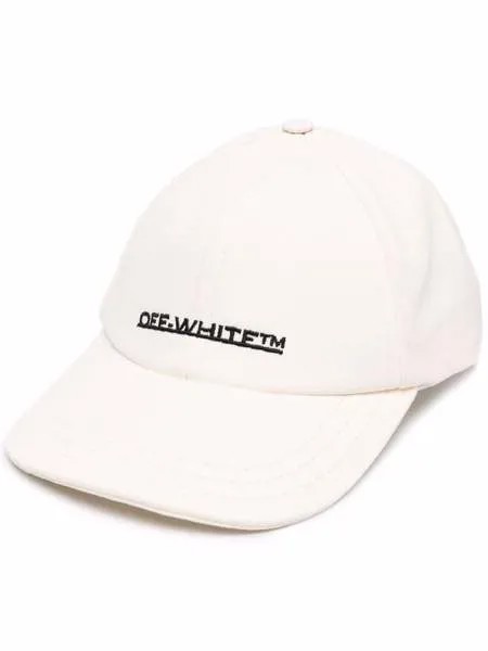 Off-White кепка с вышитым логотипом