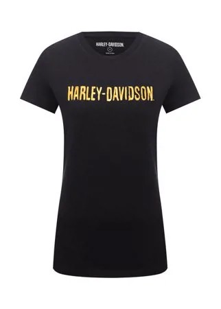 Хлопковая футболка Harley-Davidson