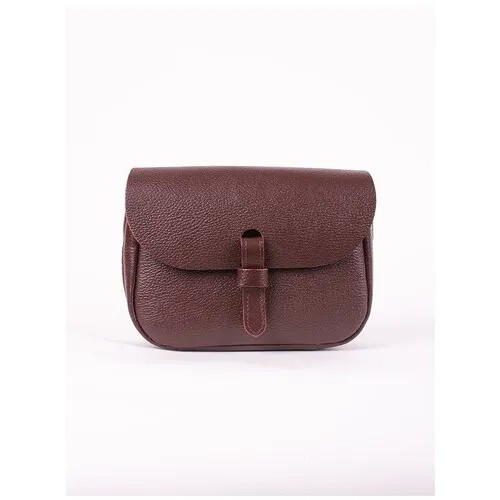 Divalli Женская сумка через плечо из натуральной кожи бордовая A016 burgundy grain Divalli