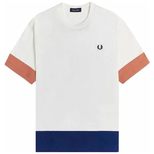 Футболки Fred Perry Футболка Fred Perry Woven Colour Block T-Shirt