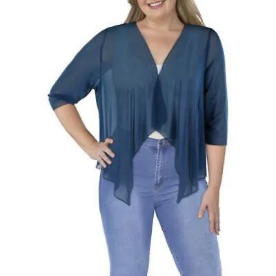 Женское вязаное болеро с асимметричной завязкой спереди Connected Apparel BHFO 3321