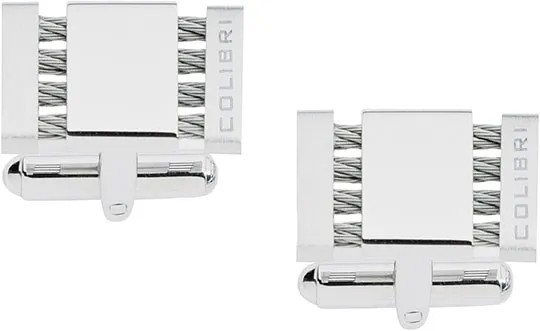 Запонки мужские Colibri LCL102500E серебристые