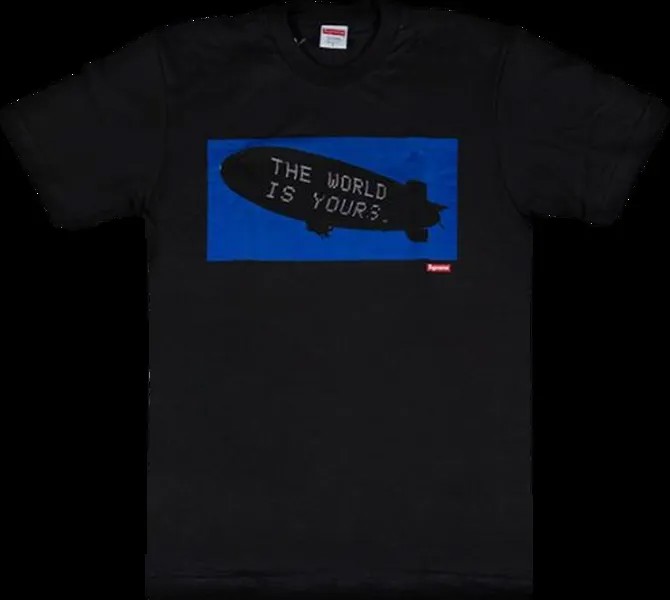 Футболка Supreme Scarface Blimp T-Shirt 'Black', черный