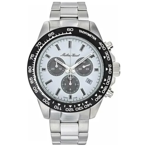 Наручные часы Mathey-Tissot Mathy Швейцарские H9010CHAI с хронографом, серебряный