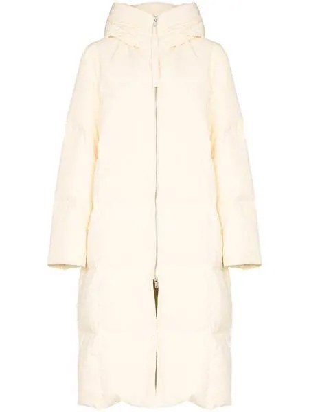 Jil Sander пуховик оверсайз с капюшоном
