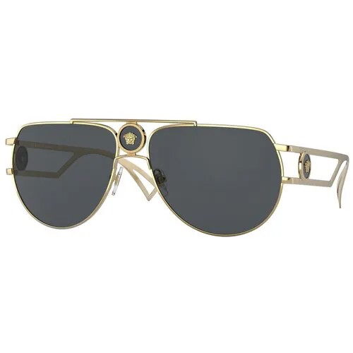 Солнцезащитные очки Versace, золотой, желтый