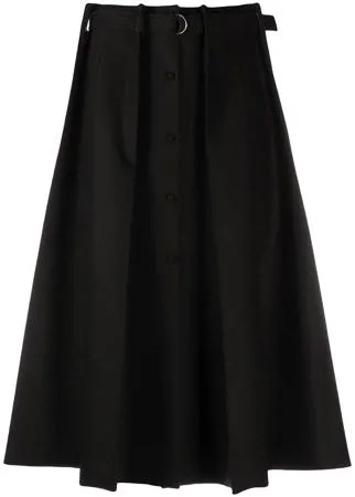 Fendi юбка А-силуэта со складками