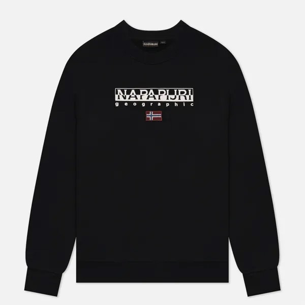 Женская толстовка Napapijri Ayas Crew Neck чёрный, Размер S