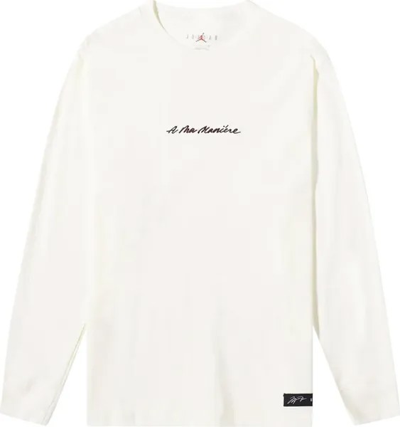 Лонгслив Air Jordan x A Ma Maniere Long-Sleeve Tee 'Sail', кремовый