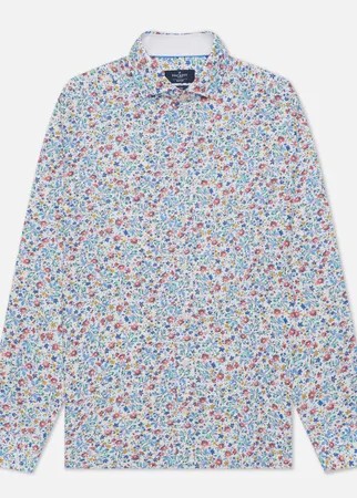 Мужская рубашка Hackett Floral Outline Print, цвет белый, размер L