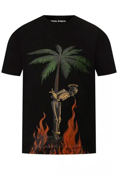 Футболка Palm Angels Pmaa001R204130341088 T-shirt, черный
