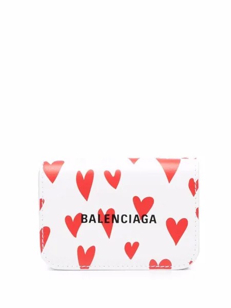 Balenciaga мини-кошелек Cash с принтом