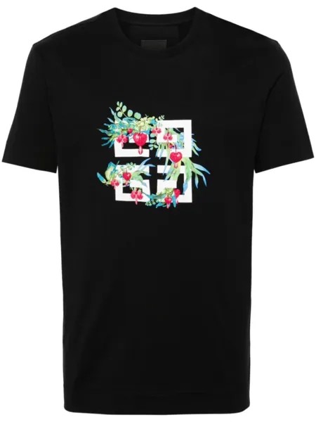 Футболка с принтом 4G Givenchy, черный