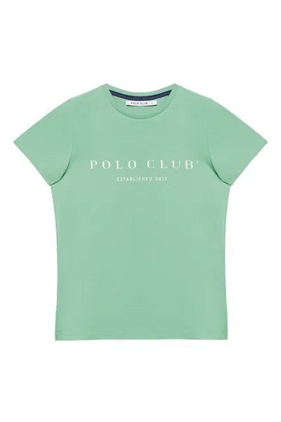 Футболка Polo Club, бирюзовый