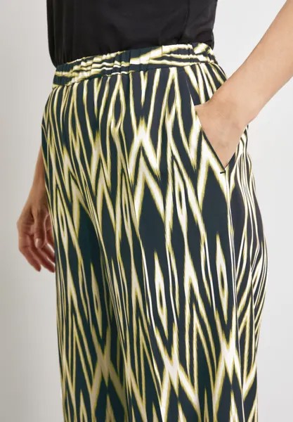 Брюки KOMBI LANG SCHLUPF MIT IKAT PRINT Gerry Weber, черный