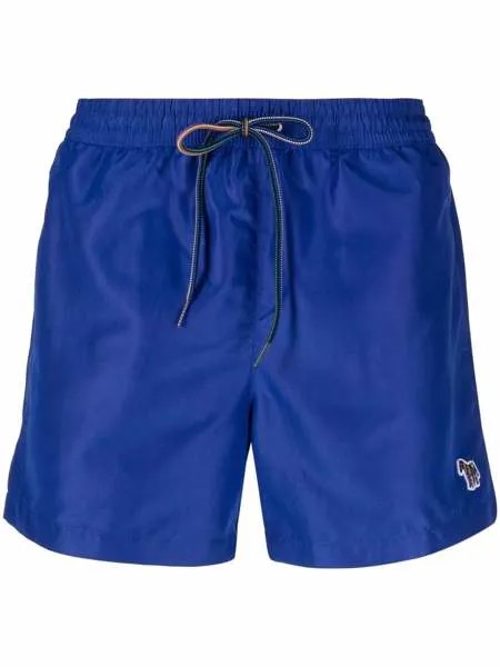 PAUL SMITH плавки-шорты с нашивкой-логотипом