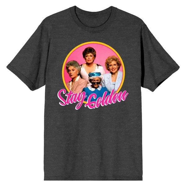 Футболка с коротким рукавом BIOWORLD The Golden Girls, угольный