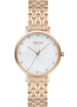 Fashion наручные  женские часы Obaku V248LXVWSV. Коллекция Link