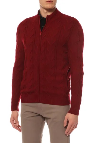 Кардиган мужской Mir cashmere OCME17-030 красный 48