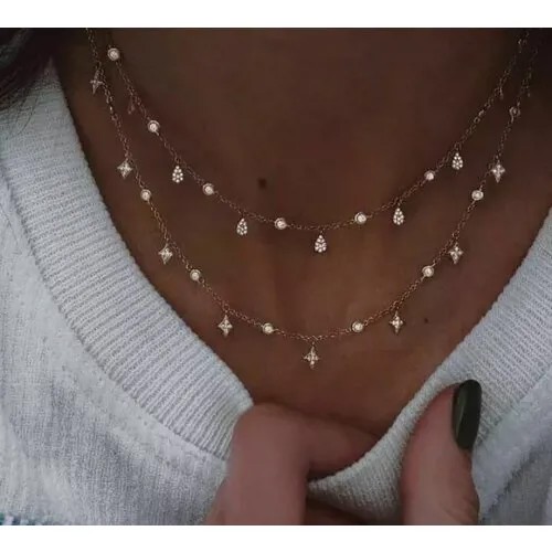 Цепочка женская / цепь бижутерия / цепочка под золото