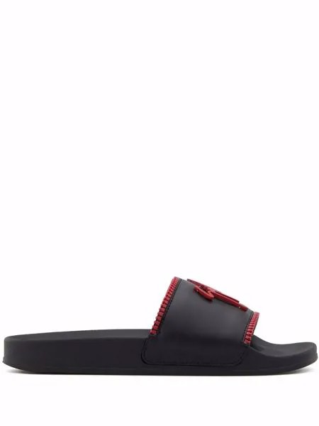 Giuseppe Zanotti шлепанцы Brett с молниями