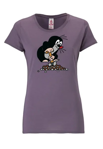 Футболка Logoshirt Der kleine Maulwurf, лавандовый