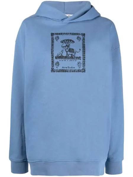 Acne Studios худи с принтом