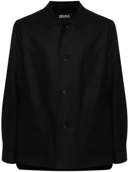 Zegna куртка-рубашка Alpe, синий