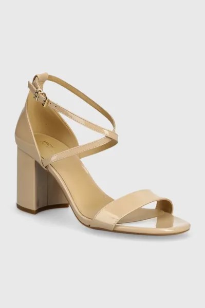 Босоножки Sophie из кожи Michael Michael Kors, бежевый