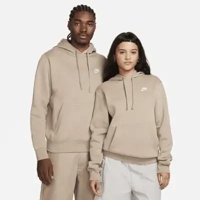 Худи Nike Sportswear Club Fleece Pullover Hoodie, цвет Khaki/Khaki/White
