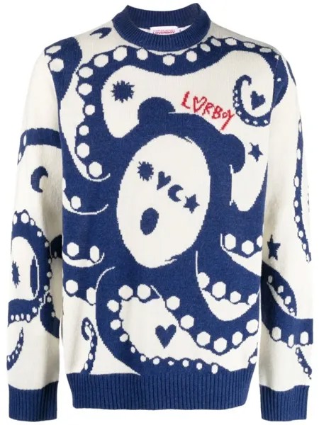 Charles Jeffrey Loverboy джемпер Kraken, белый