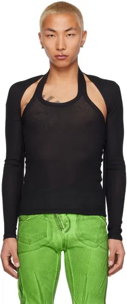 Черная модульная футболка Dion Lee
