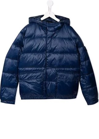 Emporio Armani Kids пуховик с капюшоном