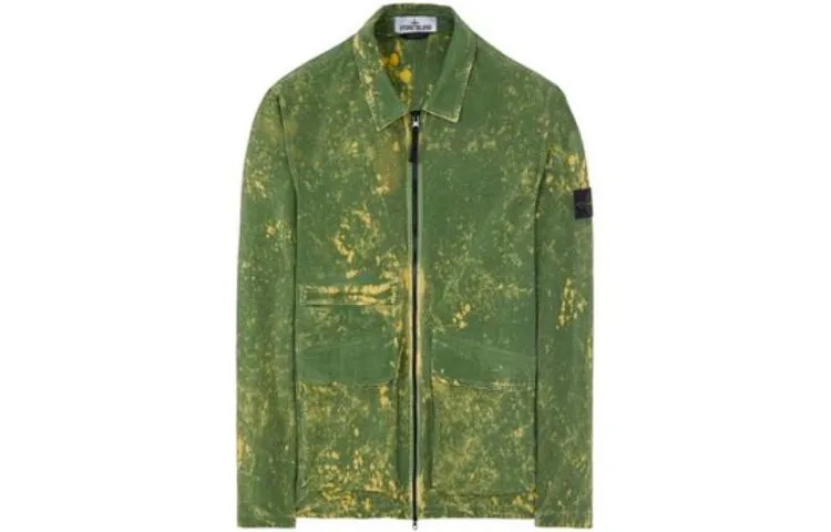 Куртка мужская зеленая Stone Island, зеленый