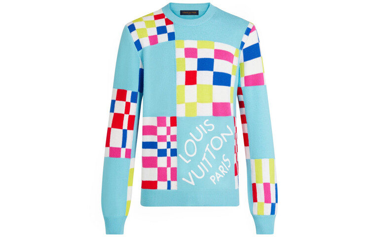 LOUIS VUITTON Мужской свитер, цвет Blue