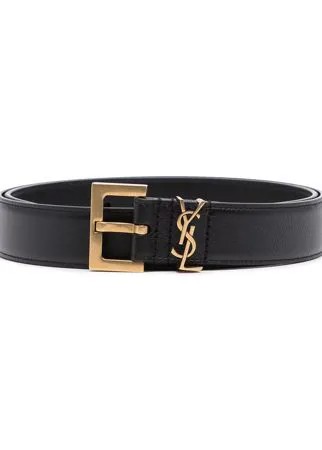 Yves Saint Laurent Pre-Owned ремень с пряжкой и логотипом YSL