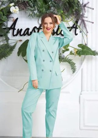 Костюм Anastasia-580/4 В цвете: Зеленый; Размеры: 52,48,54