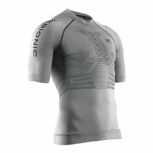 Термобелье футболка X-bionic Fennec 4.0 Run Shirt SH SL, влагоотводящий материал, размер XL, серый