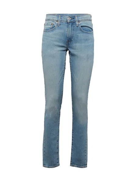 Узкие джинсы LEVIS SKINNY SNEAKER JEAN LIGHT INDIGO - WORN, светло-синий