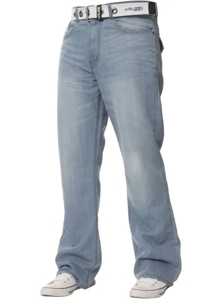 Мужские джинсы Kruze из денима Bootcut Enzo, синий