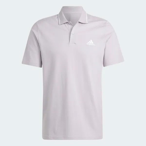 Поло Adidas Essentials Pique Small Logo, серовато-фиолетовый