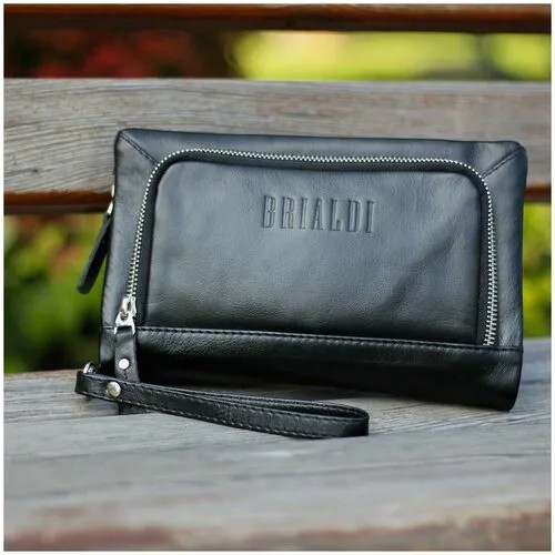 Мужской клатч BRIALDI Corfu (Корфу) black