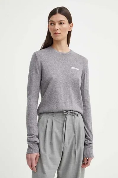 Свитер из смесовой шерсти Lance Lance Soft Wool Blen 2ndday, серый
