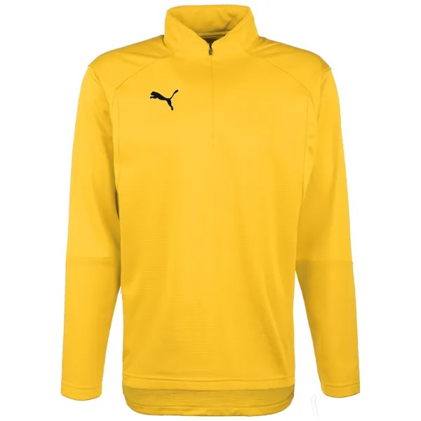 Лонгслив Puma LIGA Training 1/4 Zip, желтый