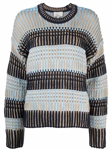 3.1 Phillip Lim LS BOLD STRIPED SWEATER