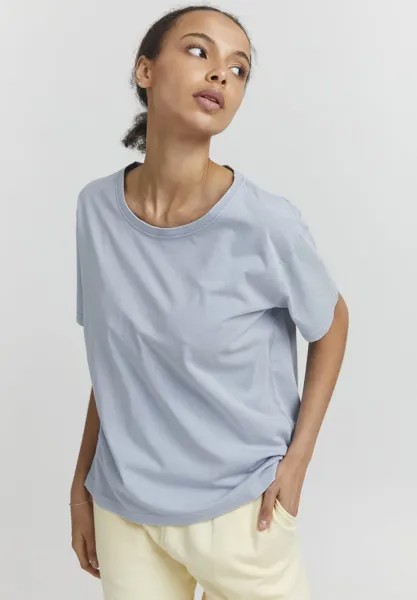 Футболка базовая ICHI, цвет chambray blue